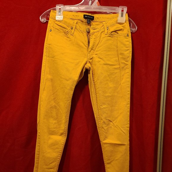 Mango Yellow Jeans - Picture 1 of 4